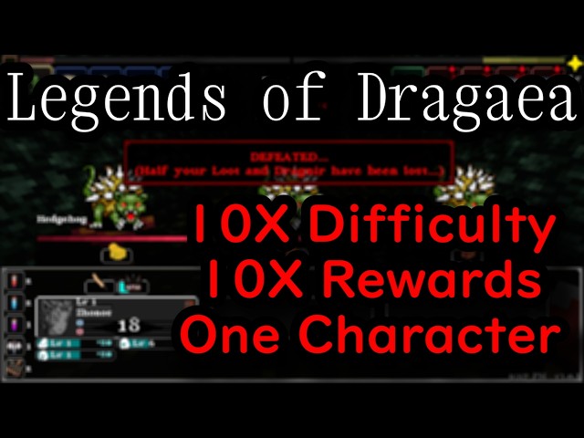 MMORPG style Idler (but we're solo leveling on Max Difficulty)【Legends of Dragaea: Idle Dungeons】