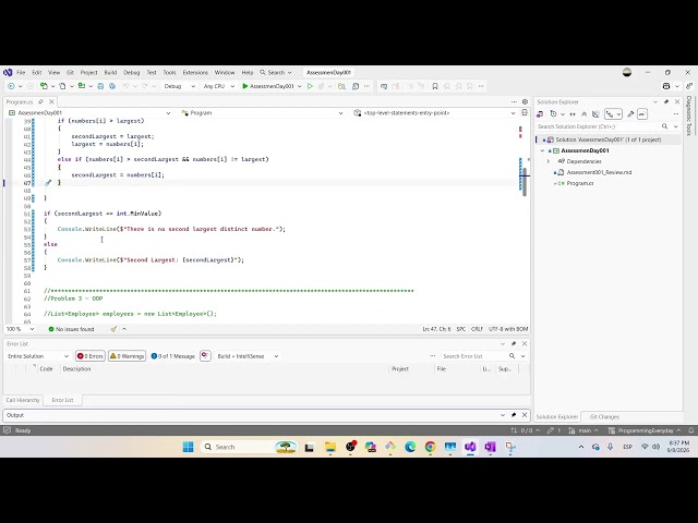 Programming Everyday Until I Get Good At It | Day: 001/365