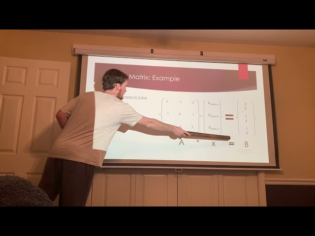 Using a Colley Matrix for the NFL