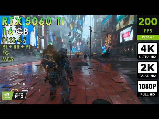 Pragmata | Max Settings | DLSS4 RT + RR + PT + FG + MFG | RTX 5060 Ti 16GB | 4K, 2k, 1080p