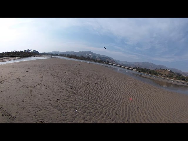 Malibu Lagoon Sandbar mouth open