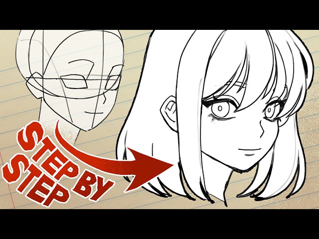 How to draw a basic head for beginners