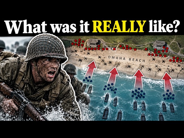 What D-Day Was Really Like: The First Hour on Omaha Beach (Real Footage)