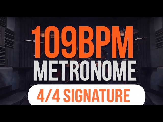 109 BPM Metronome - 4/4 Time (with Accent) | Global Sound Library