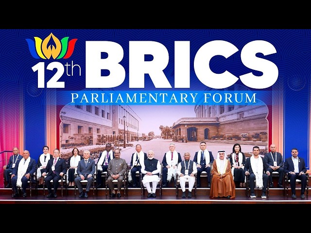 LIVE: PM Modi participates in 12th BRICS Parliamentary Forum