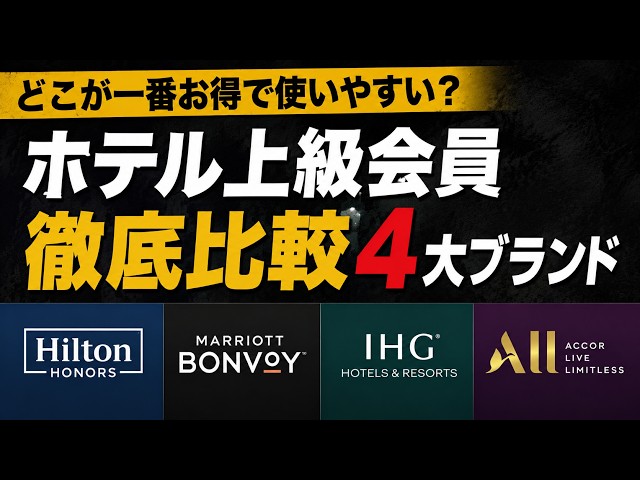 🏨 Which Hotel Loyalty Program Is Actually the Best? A Deep Dive Comparison: Hilton, Marriott, IHG...