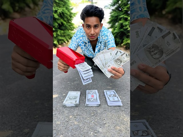 Распаковка Money Gun за 400 ₹🔥#шорты