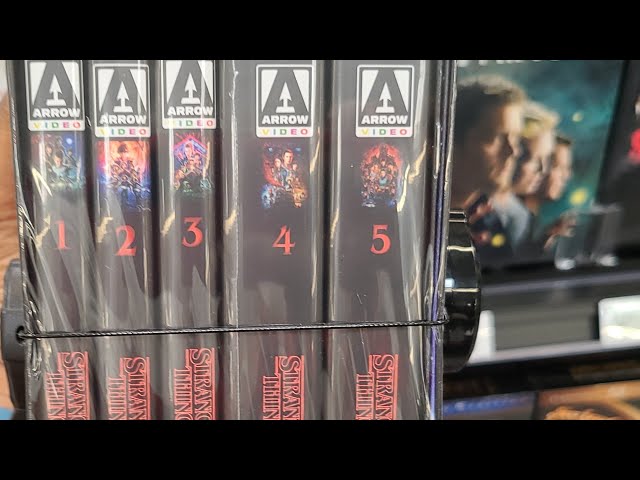 Stranger Things Complete series Blu ray by Arrow Video 