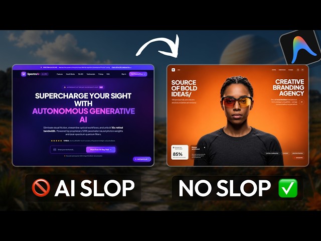 How to avoid AI Slop and create professional design (Easy way)