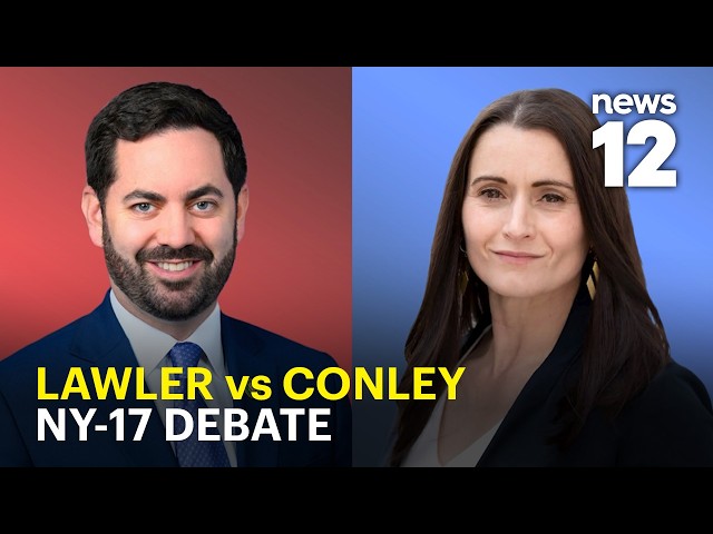 WATCH: Mike Lawler and Cait Conley clash in first debate | Full NY-17 Debate