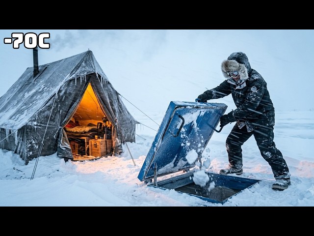 -70°C Arctic Camping | Surviving the Deadliest Blizzard Alone
