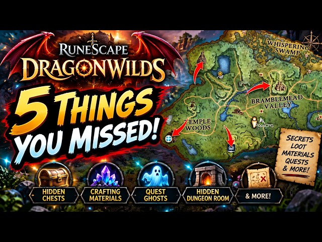 5 Things You MISSED in RuneScape: Dragonwilds! 👀 Hidden Loot, Quest Items & Secrets