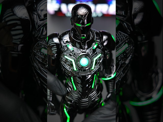 IRON MAN IN DOCTOR DOOM’S COLORS?! 💀🔥 #marvel #unboxing #actionfigures #marvel #toys #ironman
