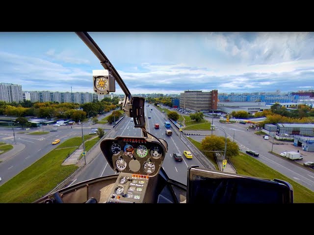 360 video, Helicopter Robinson, Moscow