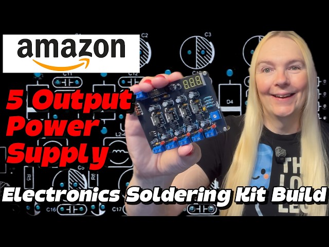 Amazon 5 Output Breadboard Power Supply - Electronics Soldering Kit Build