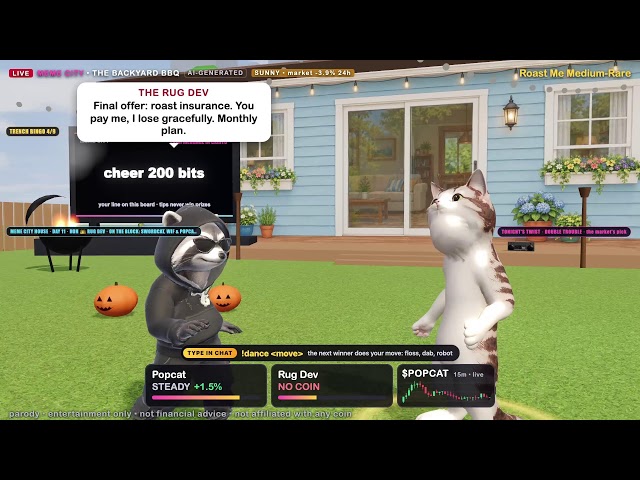 MEME CITY 🔴 24/7 AI Reality Show: Head of Household · Oct 26