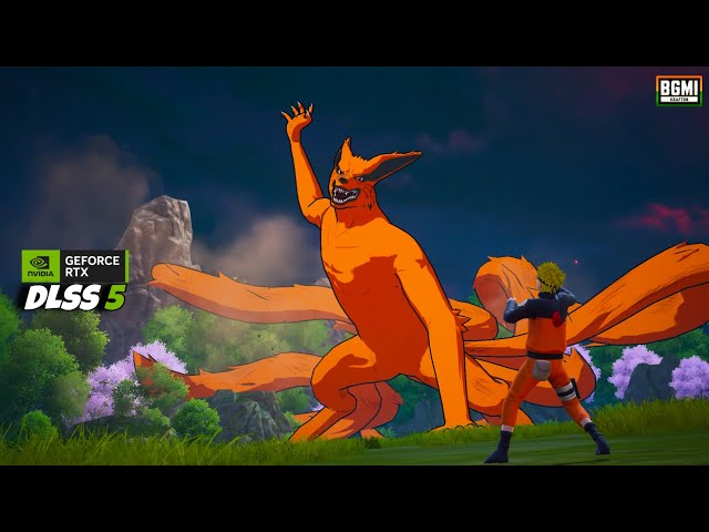BGMI NINE TAILS FIGHT BUT IN ULTRA GRAPHICS 🔥 (4K)