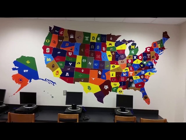 SCHOOL MAP MURAL