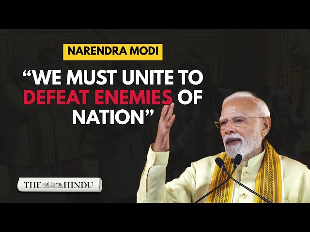 PM Modi urges nation to unite against anti-national forces on Dussehra