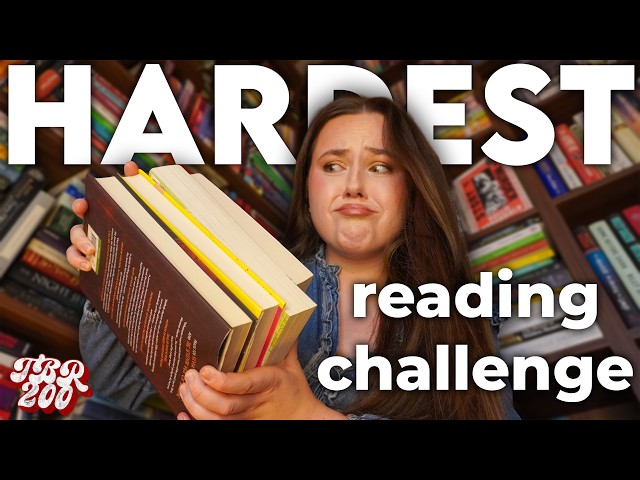 can I beat the HARDEST reading challenge on Booktube? 🥊 💥TBR200 ep18