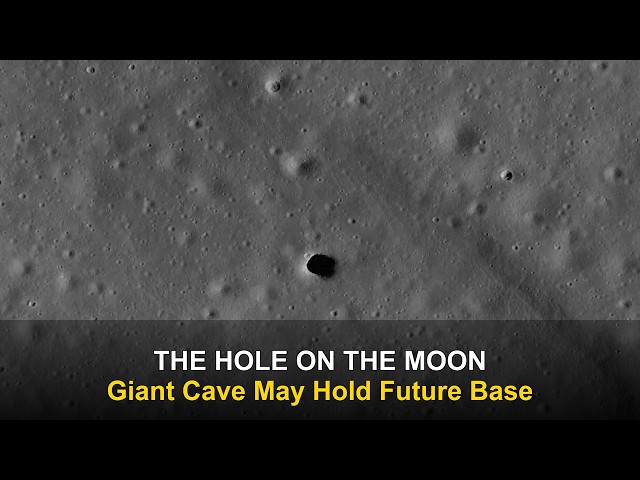 A Mysterious Hole on the Moon May Open Into a Giant Cave