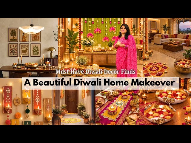 Aesthetic & Traditional Diwali Decor Ideas | Festive Home Decor Haul | Amazon Finds