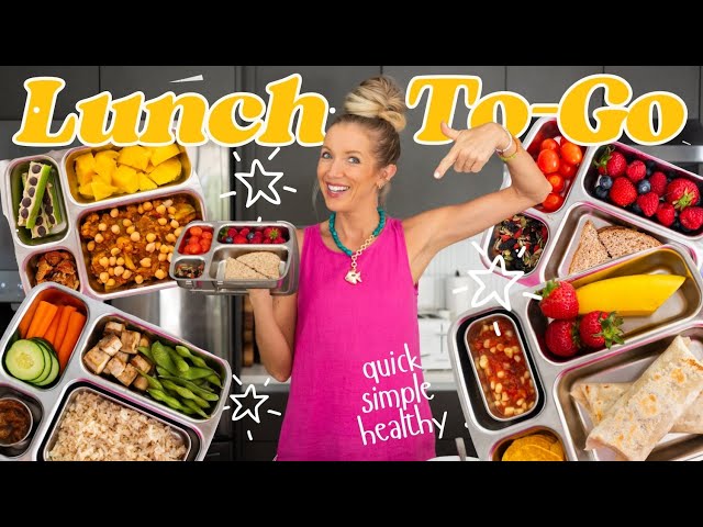 🍎 5 High-Protein Lunchbox Meals for School, Work & On-the-Go