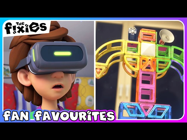 Virtual Reality, The Construction Set and MORE | The Fixies | Fan Favourite Episode Compilation