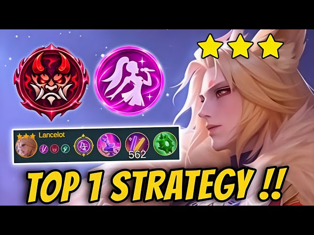 LATE GAME AUTO WIN!! 3 STAR LANCELOT + STARBELLE!! MAGIC CHESS GO GO 