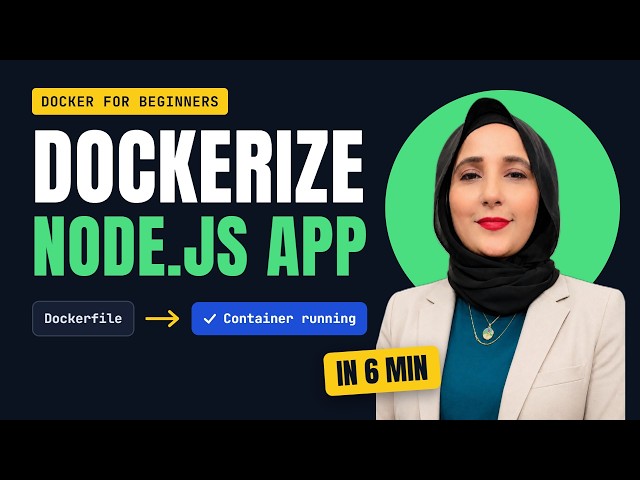 Docker for Beginners: Dockerize a Node.js App (Dockerfile Tutorial)
