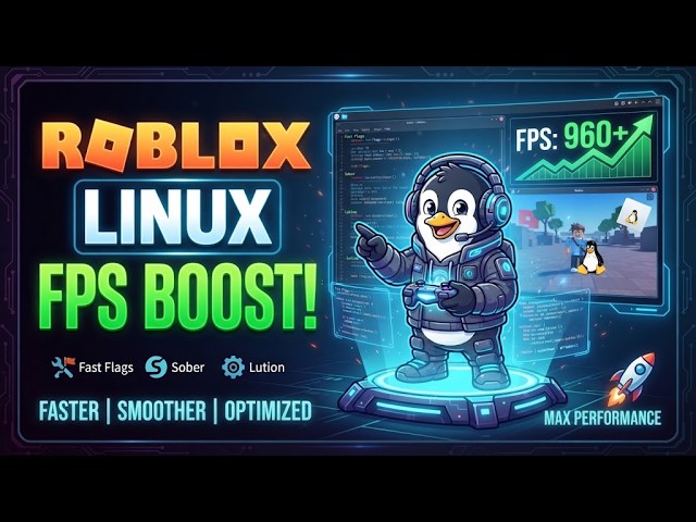 How to Optimize Roblox on Linux with Sober and Fast Flags (FPS Boost)