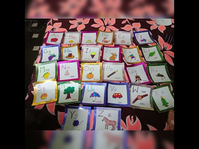 #Alphabet flash card# Idea's #trending