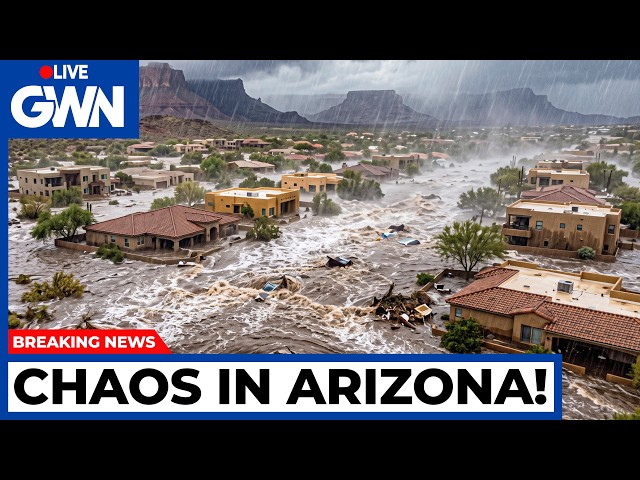 ARIZONA HIT by FLASH FLOOD — Roads Washed Out & Swift-Water Rescues Underway (Latest Updates)