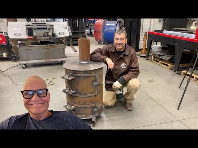 Wood Heater Welding Project - No Plans No Problem