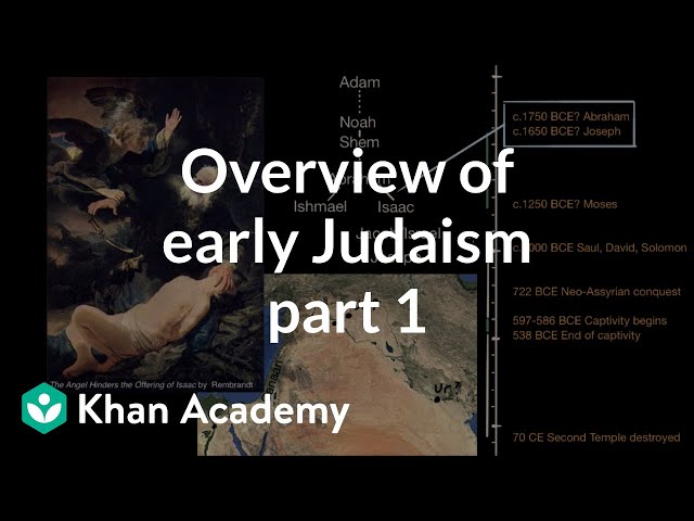 Overview of early Judaism part 1 | World History | Khan Academy