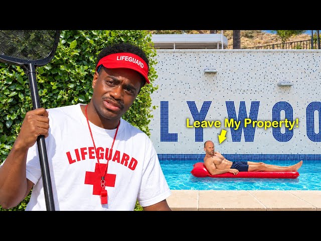 Sneaking into Celebrity Houses To Ask for Money...