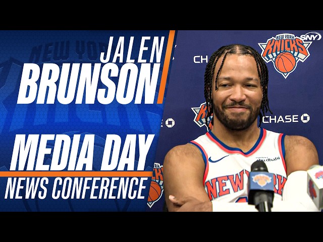 Jalen Brunson on importance of 'turning the page' after Knicks' championship run last season