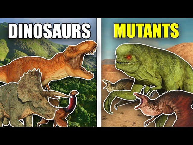 200 Dinosaurs vs Deadliest Mutants In Jurassic World Evolution 3