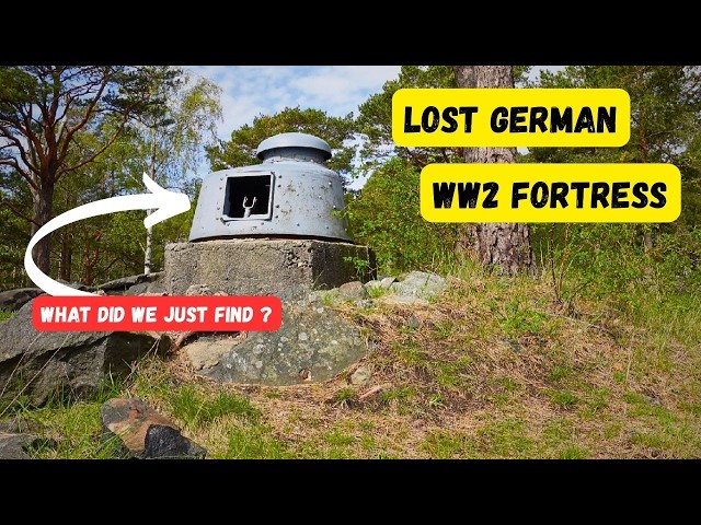 Secret German WW2 fortress found lost in time. #SecretBunker #HiddenFortress #WW2Bunker #WW2secrets