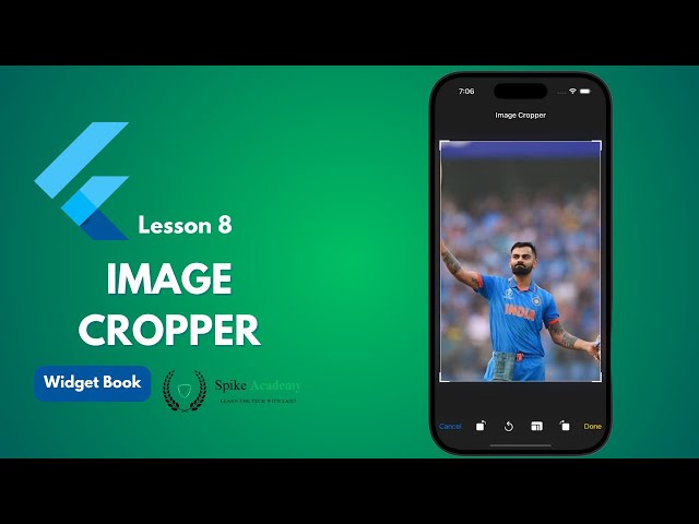 Image Cropper Widget in Flutter | Live Preview with Widgetbook