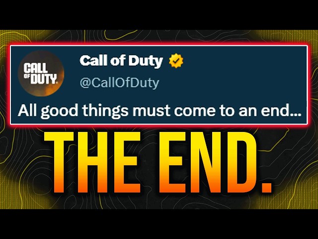 Call Of Duty Just Confirmed THE END?!