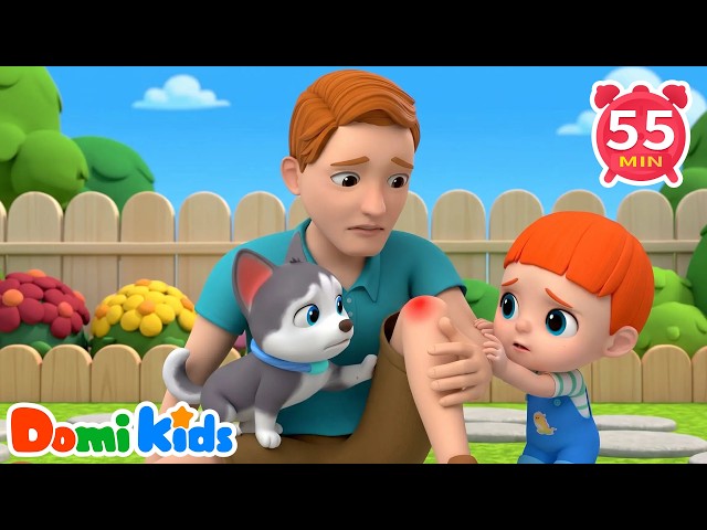 Daddy Got a Boo Boo🐈 | Sweet Family  Theme Learning Song | Nursery Rhymes & Kids Songs | Domi Kids