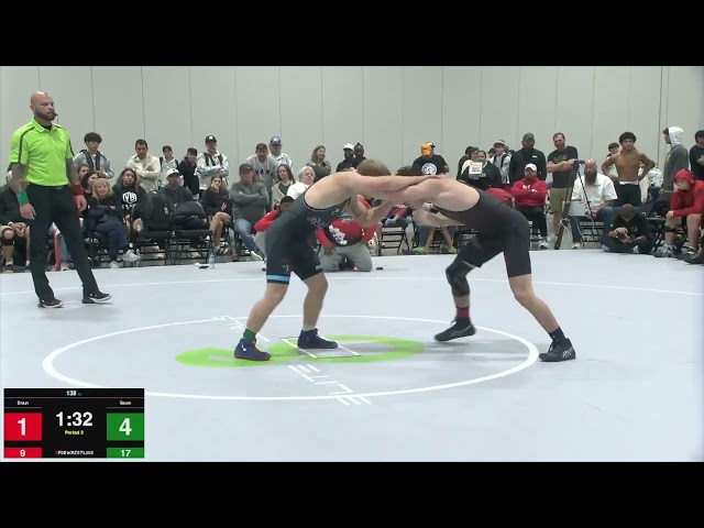 138 lbs Camden Baum (Team Carnage) vs Nate Braun (Dynasty)