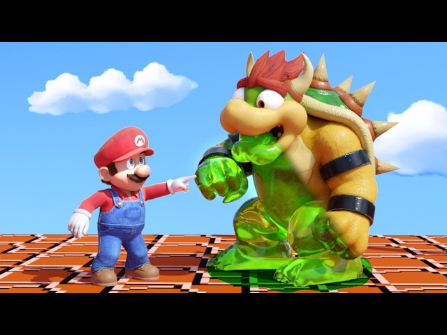Everything Mario touches turns to Slime