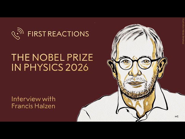 First reactions | Francis Halzen, Nobel Prize in Physics 2026 | telephone interview
