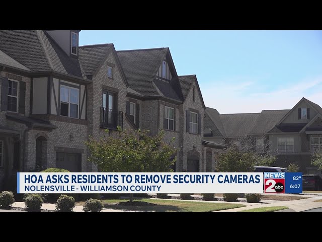 Nolensville HOA asks residents to remove security cameras