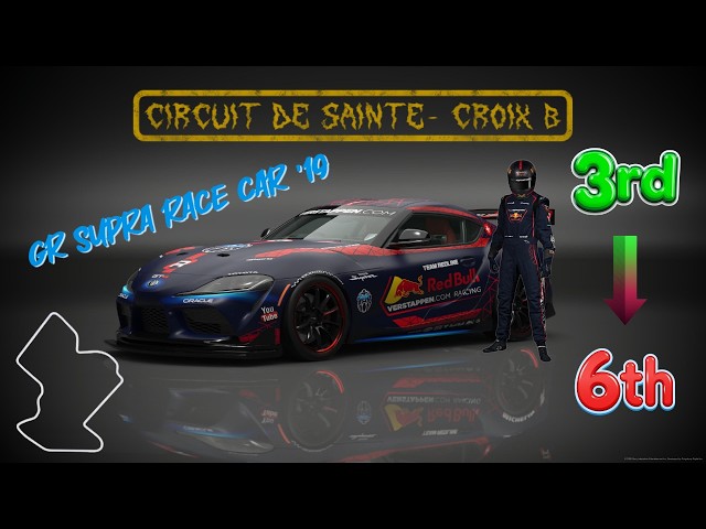 GT7 - Daily Race C - Circuit de Sainte-Croix - B - GR Supra Race Car '19 - 3rd to 6th - 🏁