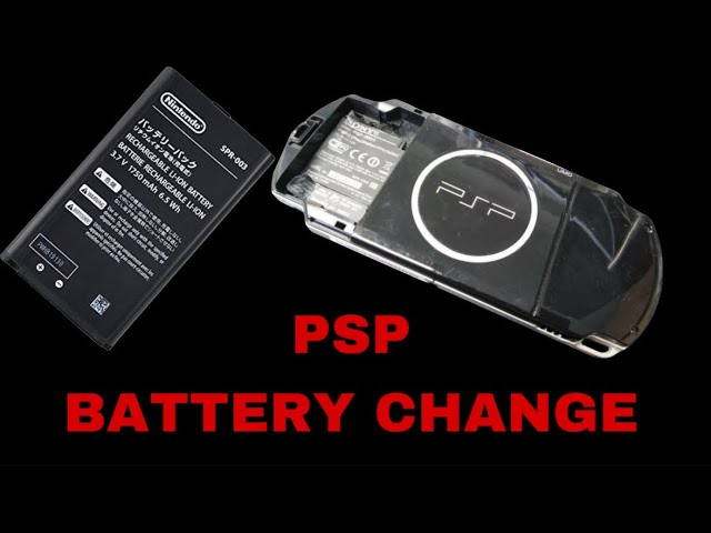 How to change battery on PSP!