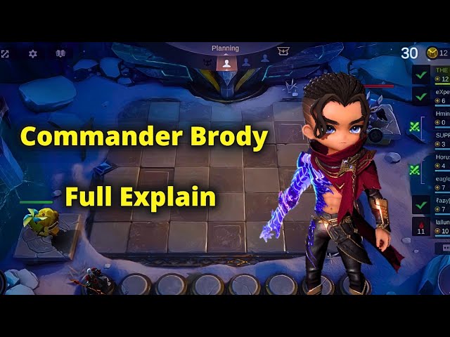 New Commander Brody Full Explain Tutorial New Meta | MLBB MAGIC CHESS BEST SYNERGY COMBO TERKUAT