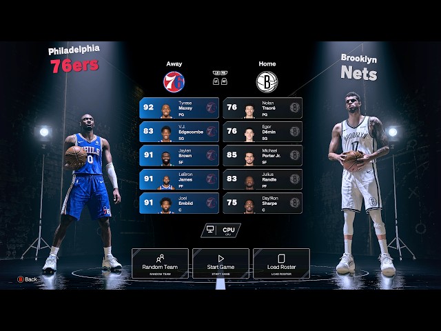 NBA 2K27 MAX SETTINGS + DLSS 5  BROOKLYN NETS vs 76ERS  4K ULTRA REALISM — LIKE WATCHING TV! 🏀